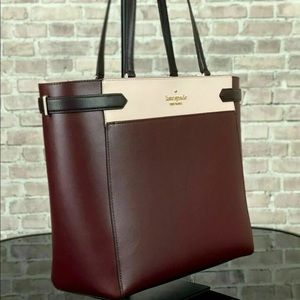 Kate spade staci colorblock tote laptop bag NWT